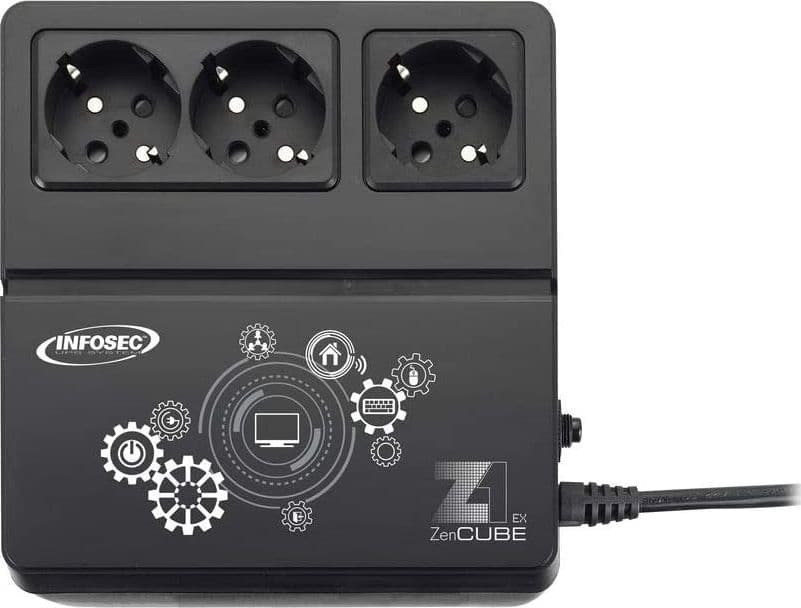 Gruppo di Continuit&agrave UPS Z1 400VA CUBE Offline Nero in  Scontolo.net - Potenza, commercioVirtuoso.it