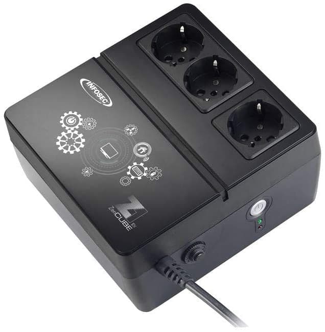 Gruppo di Continuit&agrave UPS Z1 400VA CUBE Offline Nero in  Scontolo.net - Potenza, commercioVirtuoso.it