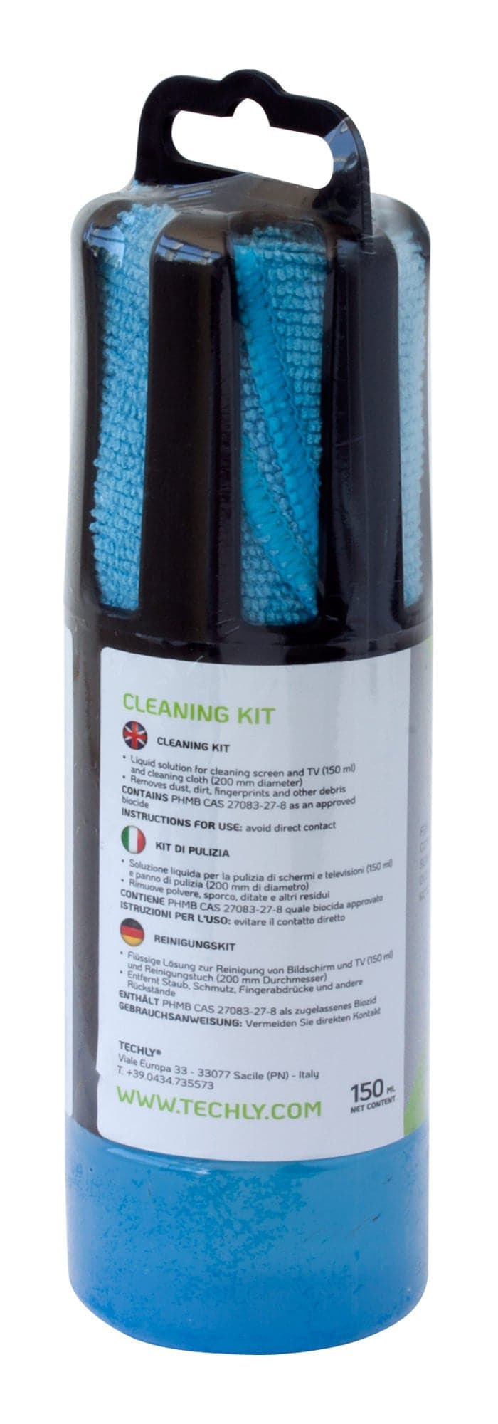 Spray di Pulizia per Monitor LCD con Panno in Microfibra Azzurro in Pulitori per Monitor Scontolo.net - Potenza, commercioVirtuoso.it