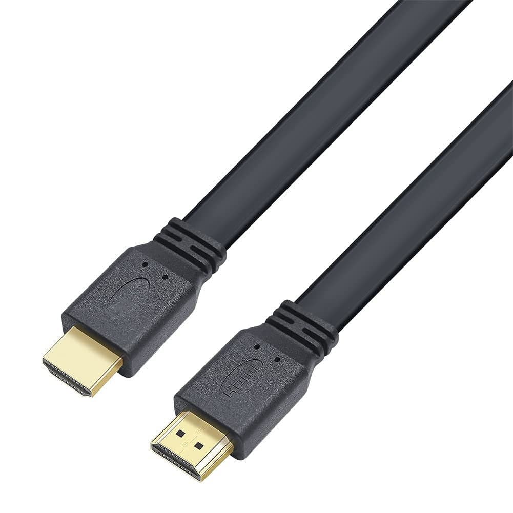 Cavo HDMI 2.0 High Speed con Ethernet A/A M/M Piatto 0,5m in Cavi HDMI Scontolo.net - Potenza, commercioVirtuoso.it