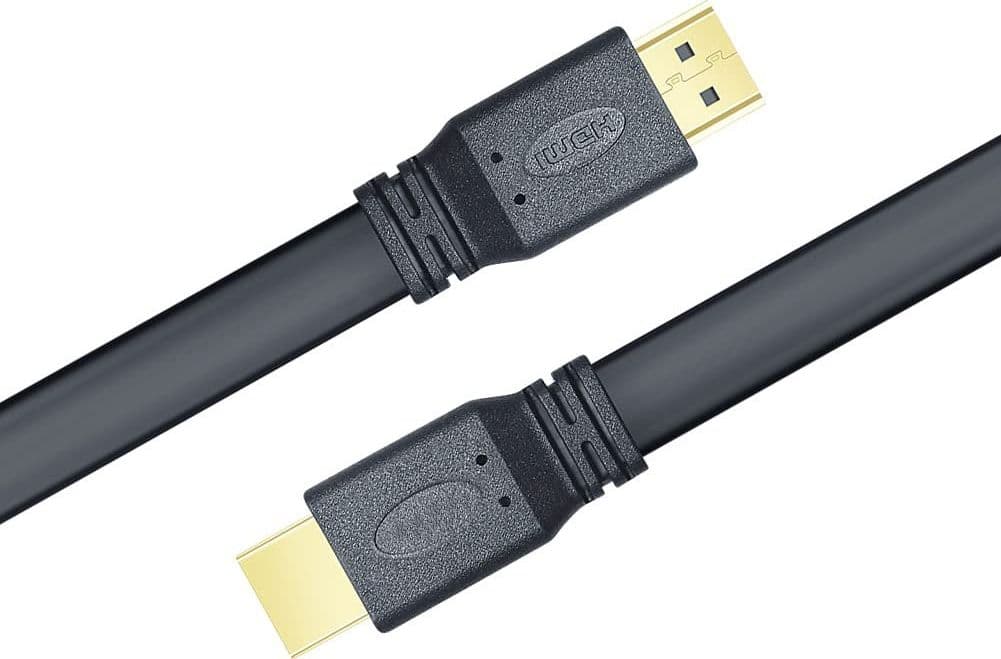Cavo HDMI 2.0 High Speed con Ethernet A/A M/M Piatto 0,5m in Cavi HDMI Scontolo.net - Potenza, commercioVirtuoso.it