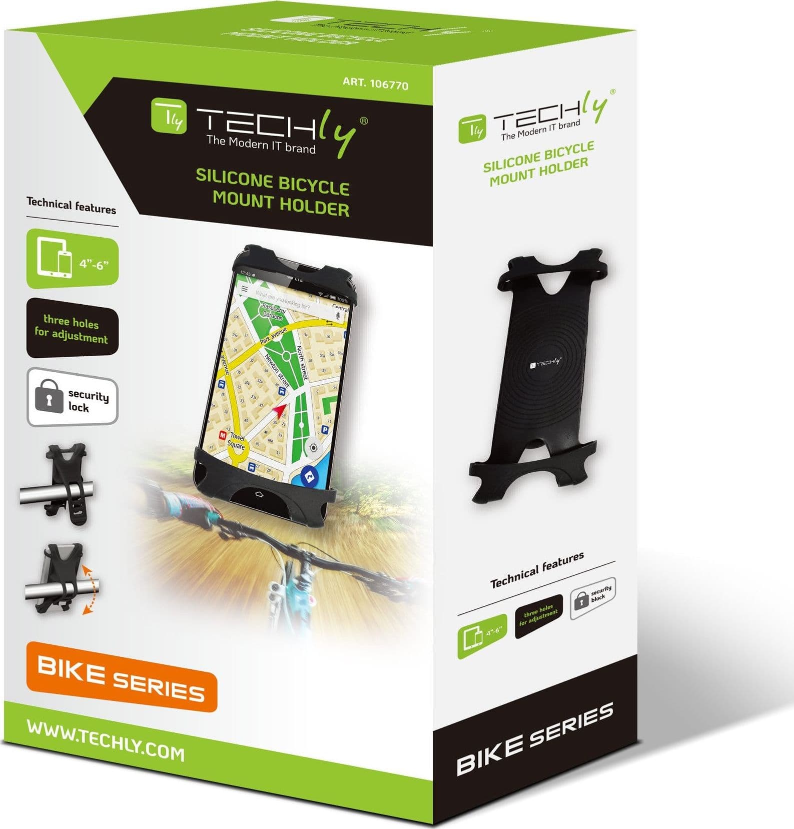 Supporto per Smartphone da bicicletta in silicone