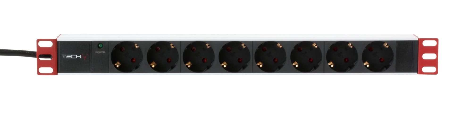 Multipresa 8 Posti da Rack 19'' Spina Schuko Angolata 1U in Multiprese Scontolo.net - Potenza, commercioVirtuoso.it