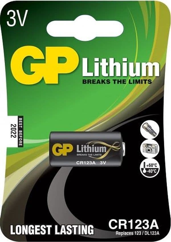 Blister 1 Batteria al Litio CR123A in Pile monouso Scontolo.net - Potenza, commercioVirtuoso.it