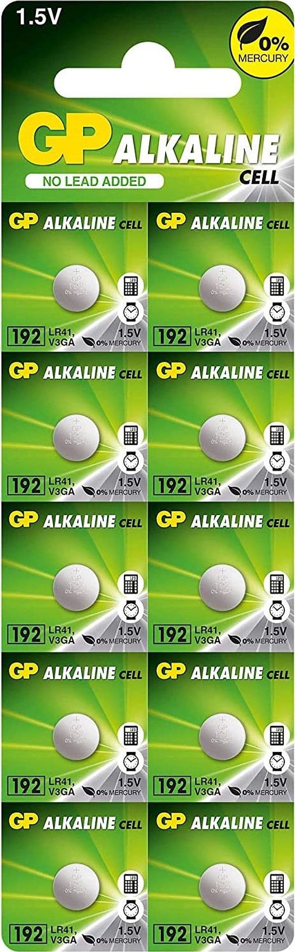 Blister 10 Batterie Alcaline Specialistiche LR41 in Pile monouso Scontolo.net - Potenza, commercioVirtuoso.it
