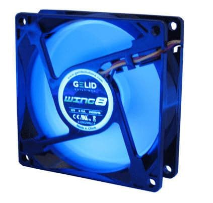 Ventola Wing 80x80x25 12V Blu in  Scontolo.net - Potenza, commercioVirtuoso.it