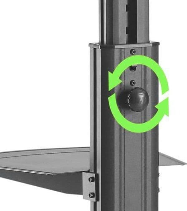 Supporto a Pavimento con Mensola Trolley TV LCD/LED 32-65'' in Mobili Scontolo.net - Potenza, commercioVirtuoso.it