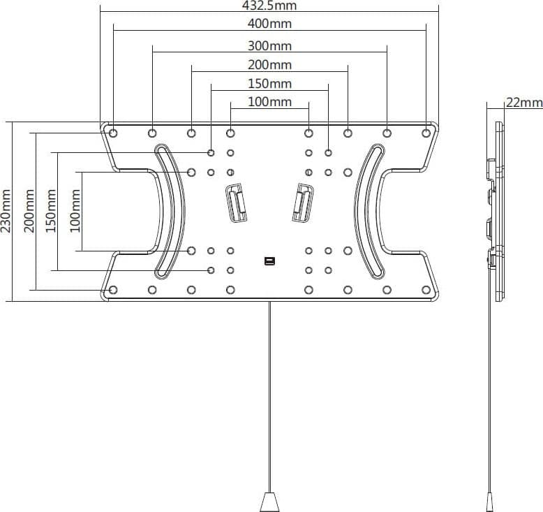Staffa a Muro Slim per OLED TV 32-65'' Nero in Supporti da parete e da soffitto Scontolo.net - Potenza, commercioVirtuoso.it