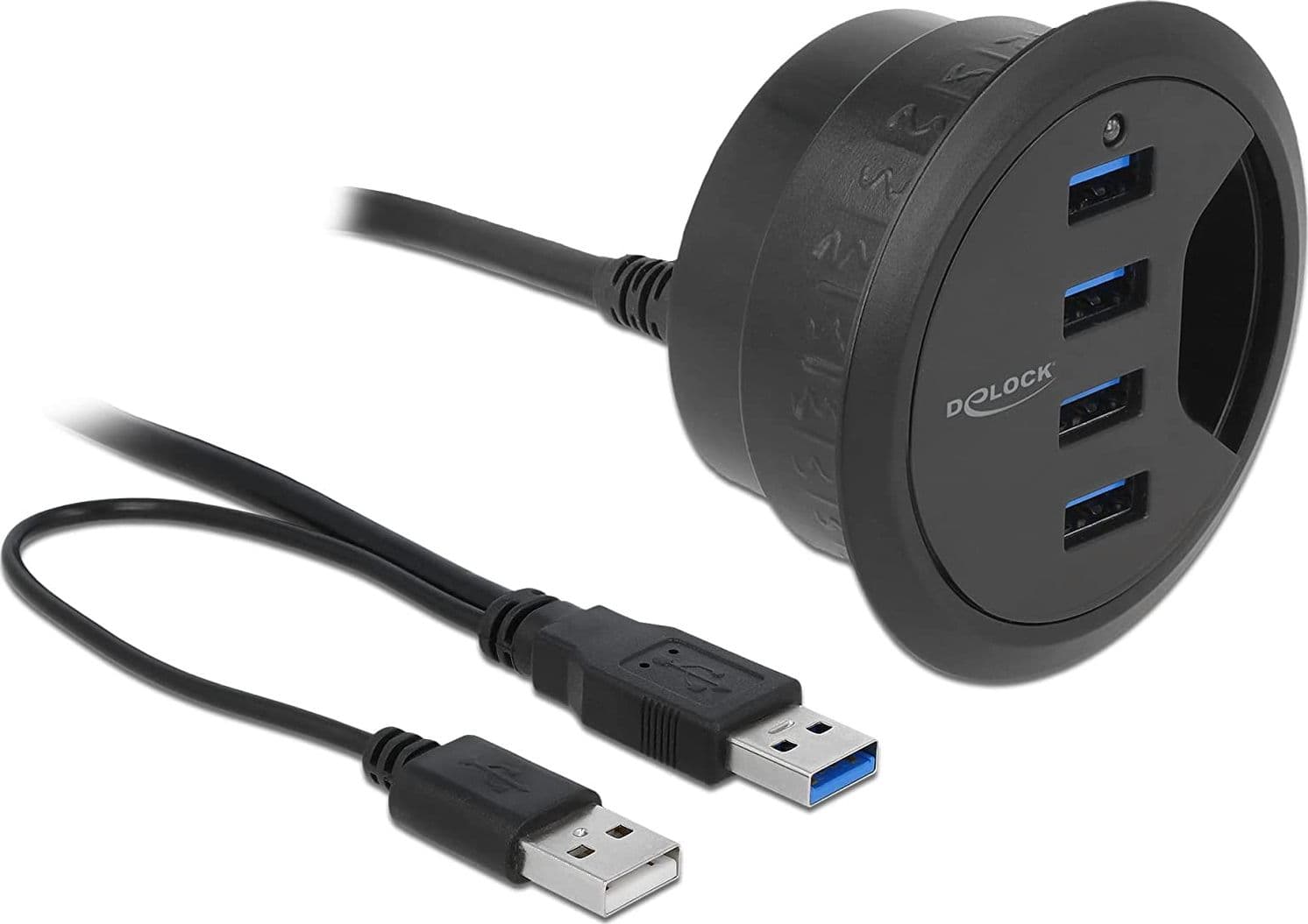 Hub USB 3.0 4 porte In-Desk Diametro 6 e 8 cm in  Scontolo.net - Potenza, commercioVirtuoso.it