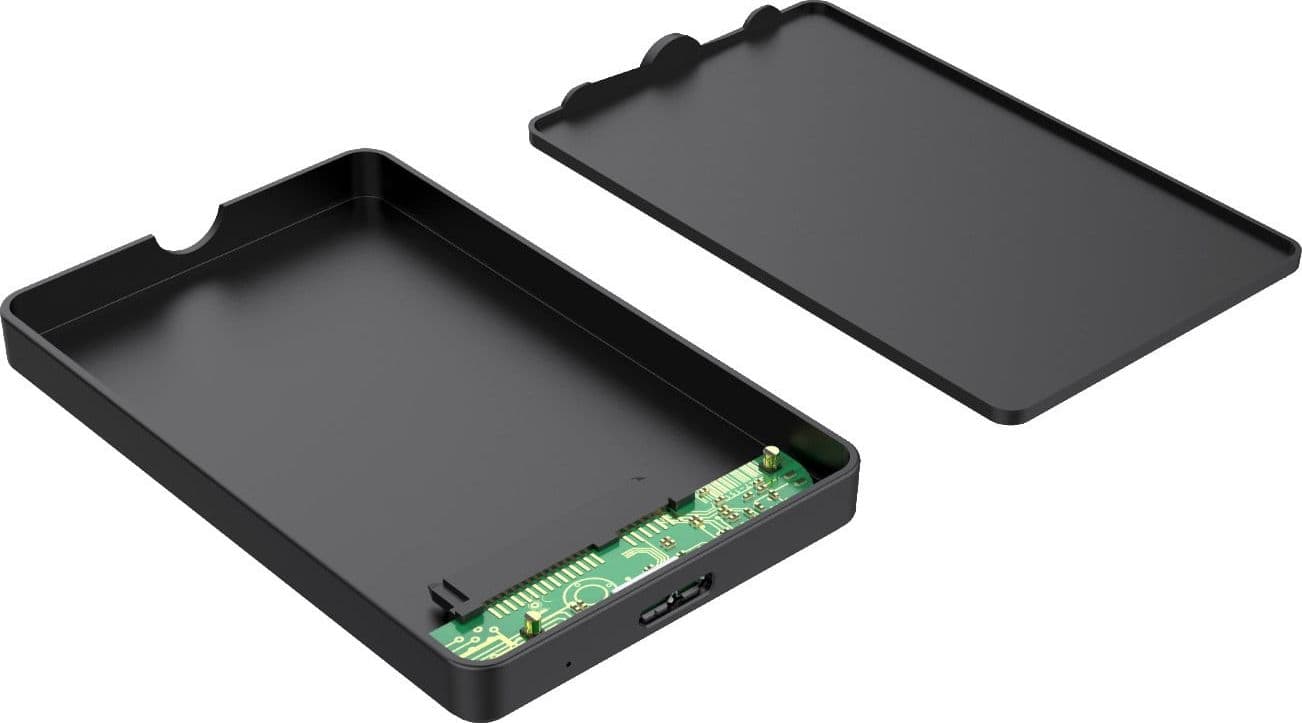 Box Esterno USB3.0 per HDD/SSD SATA 2,5'' Nero in Case e serrature Scontolo.net - Potenza, commercioVirtuoso.it