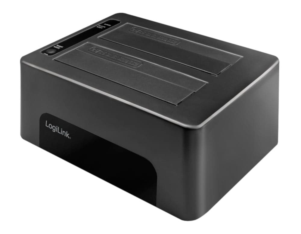 Docking Station USB3.0 Doppio Slot HDD/SSD SATA da 2.5''/3.5'' Nero in  Scontolo.net - Potenza, commercioVirtuoso.it