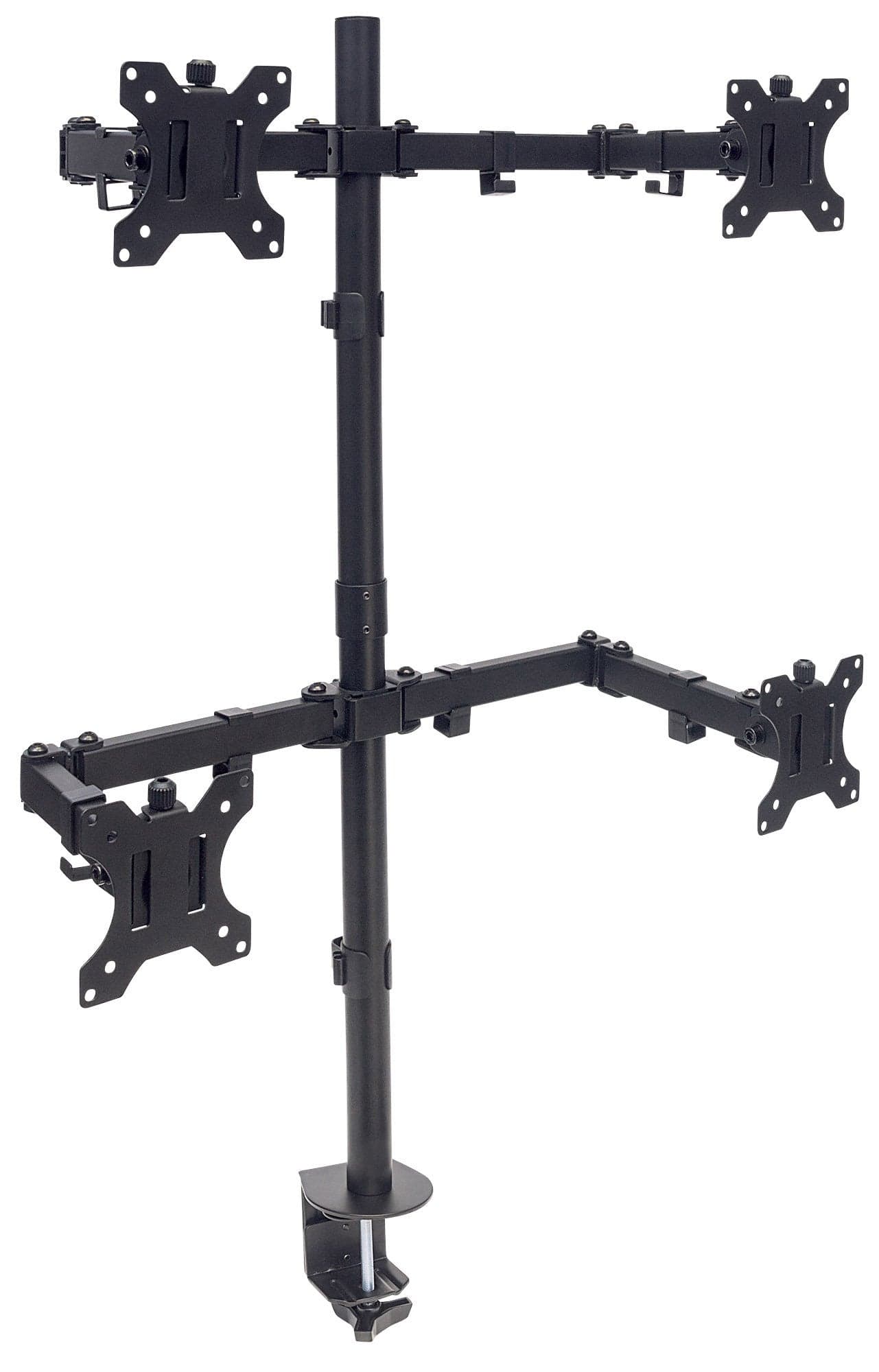 Supporto da Scrivania per 4 Monitor 13-32'' con Morsetto in Supporti Scontolo.net - Potenza, commercioVirtuoso.it
