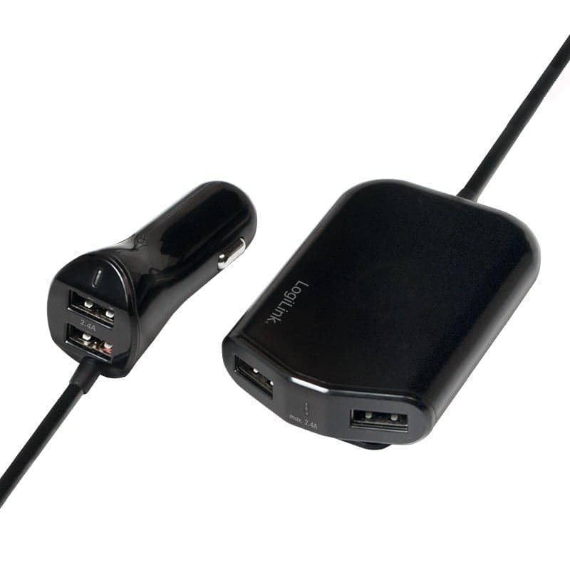 Caricatore da Auto 2 USB + 2 USB per Passeggeri Posteriori 24W in Caricabatterie da auto Scontolo.net - Potenza, commercioVirtuoso.it