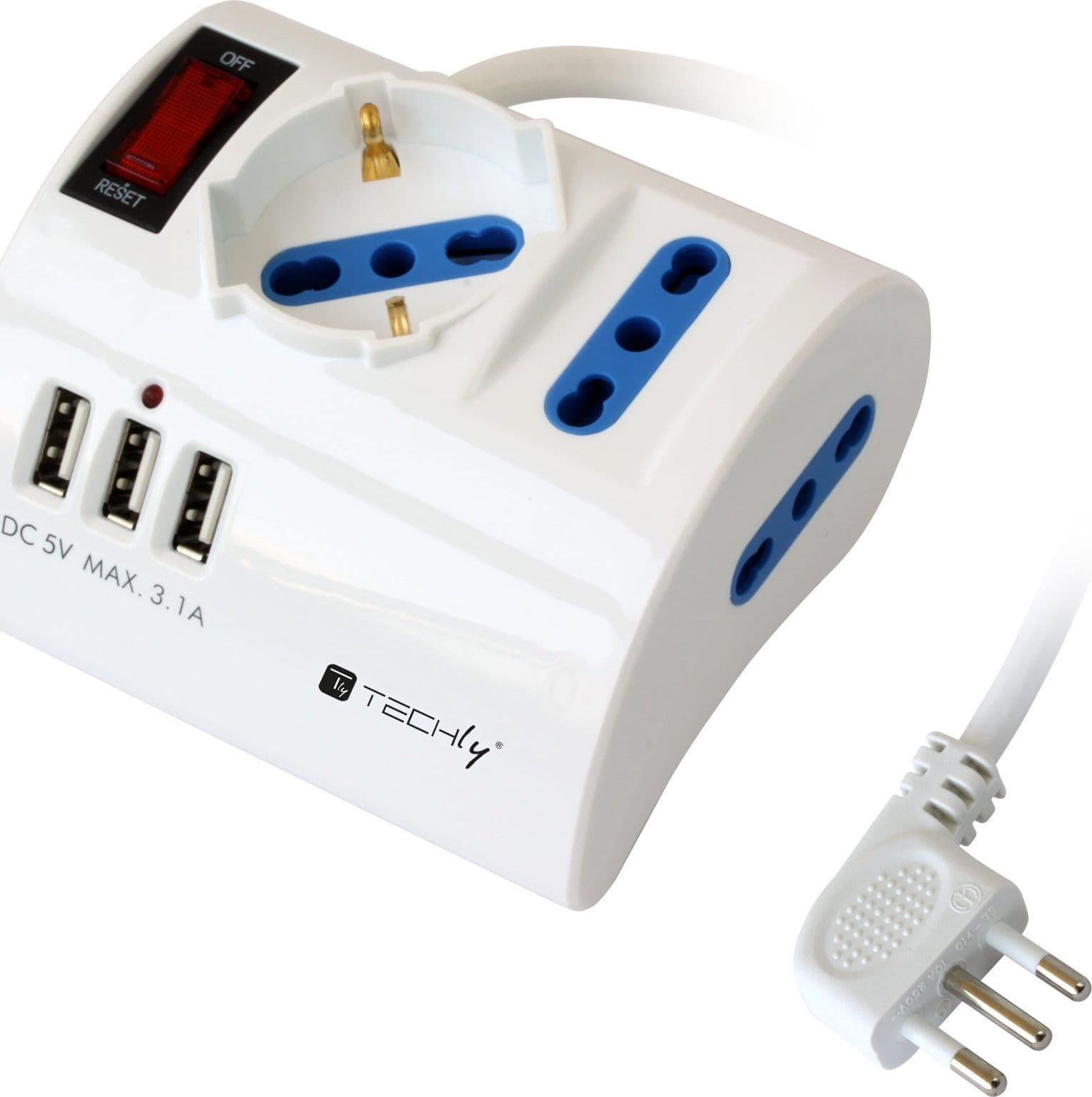 Multipresa da Tavolo 3 Posti con Porte USB in Multiprese Scontolo.net - Potenza, commercioVirtuoso.it