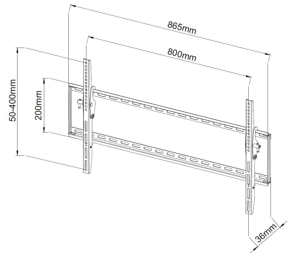 Staffa a Muro Inclinabile TV LED LCD 42-80'' in Supporti da parete e da soffitto Scontolo.net - Potenza, commercioVirtuoso.it