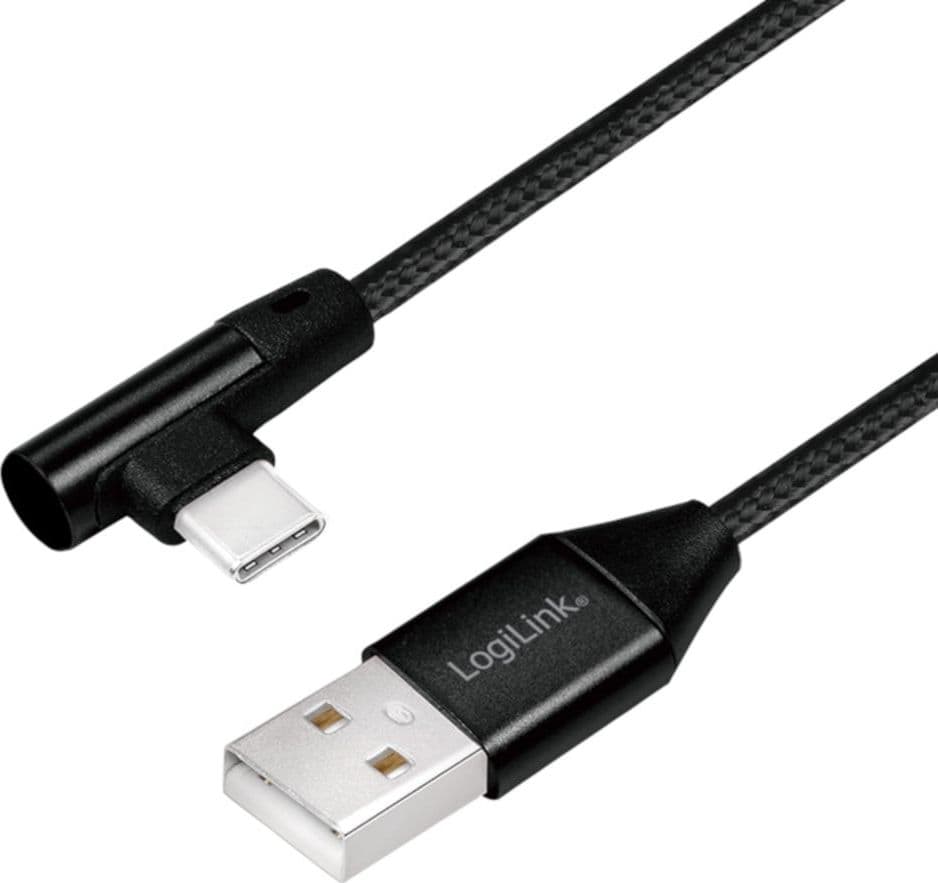 Cavo HighSpeed USB-C&trade Maschio Angolato/USB-A Maschio Dritto 1m Nero in  Scontolo.net - Potenza, commercioVirtuoso.it