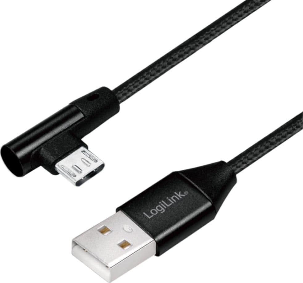 Cavo USB Micro-B Maschio Angolato/USB-A Maschio Dritto 0,3 metri Nero in  Scontolo.net - Potenza, commercioVirtuoso.it