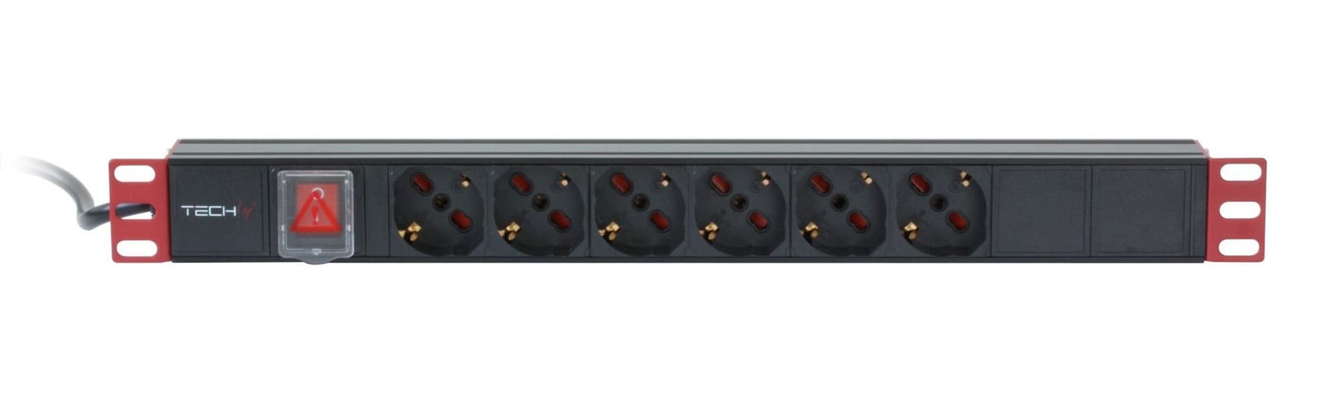 Multipresa 6 Posti da Rack 19'' con Interruttore Spina Italiana 1U in Multiprese Scontolo.net - Potenza, commercioVirtuoso.it