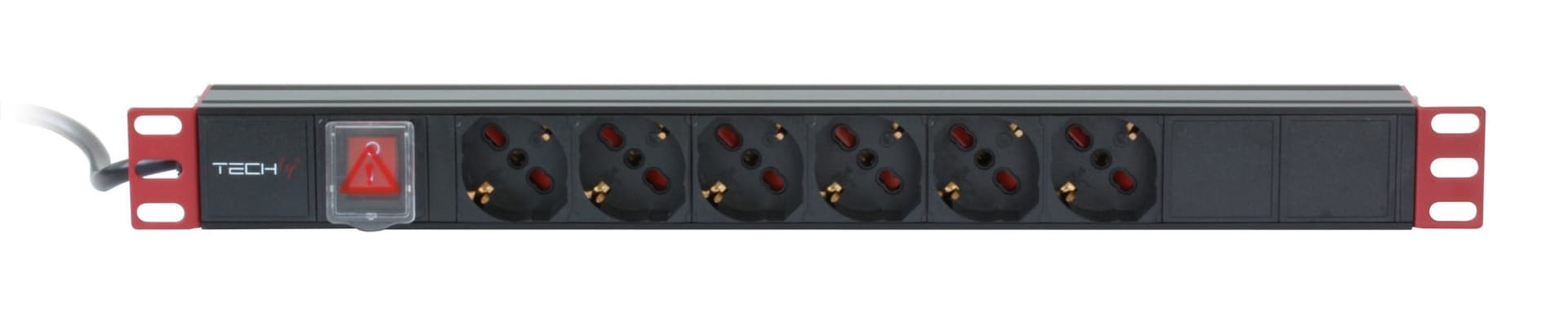 Multipresa 6 Posti da Rack 19'' con Interruttore Spina Italiana 1U in Multiprese Scontolo.net - Potenza, commercioVirtuoso.it