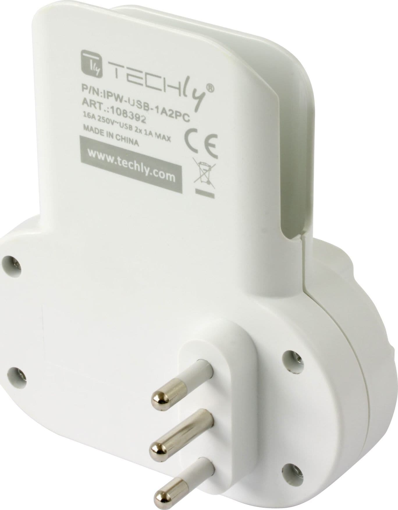 Adattatore Presa bipasso/Schuko 2 USB 1A con porta telefono in Adattatori da viaggio Scontolo.net - Potenza, commercioVirtuoso.it