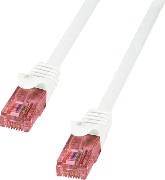 Cavo di Rete Patch in Rame Cat.6 Bianco U/UTP LSZH 0,5m in Cavi Ethernet Scontolo.net - Potenza, commercioVirtuoso.it