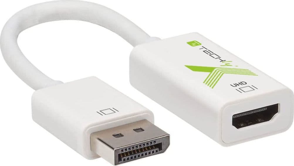 Adattatore Attivo Displayport 1.2 Maschio HDMI Femmina 4K 60Hz 15 cm Bianco in  Scontolo.net - Potenza, commercioVirtuoso.it