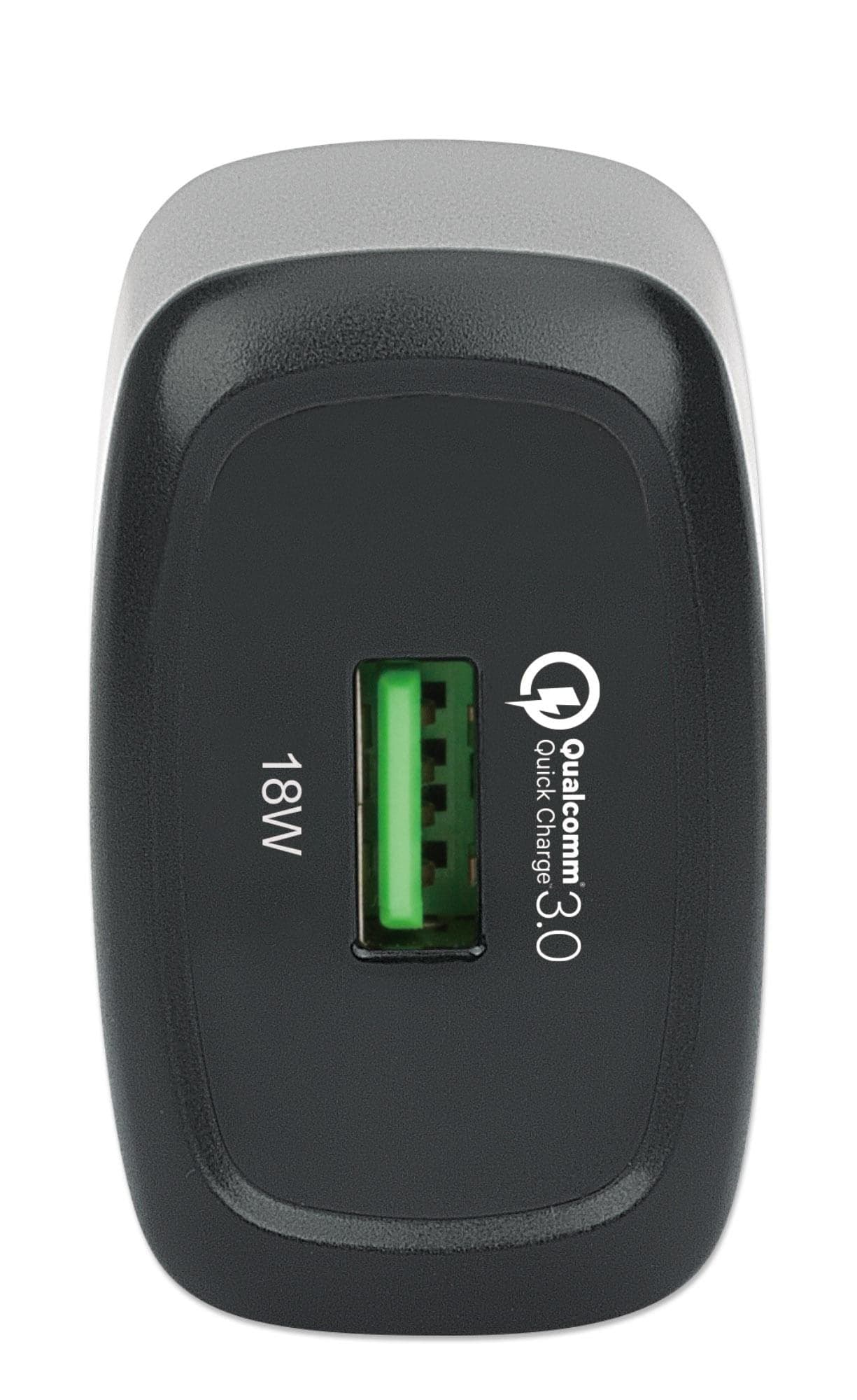 Caricatore USB da Muro QC3.0 18W Quick Charge&trade Nero in Caricabatterie da muro Scontolo.net - Potenza, commercioVirtuoso.it