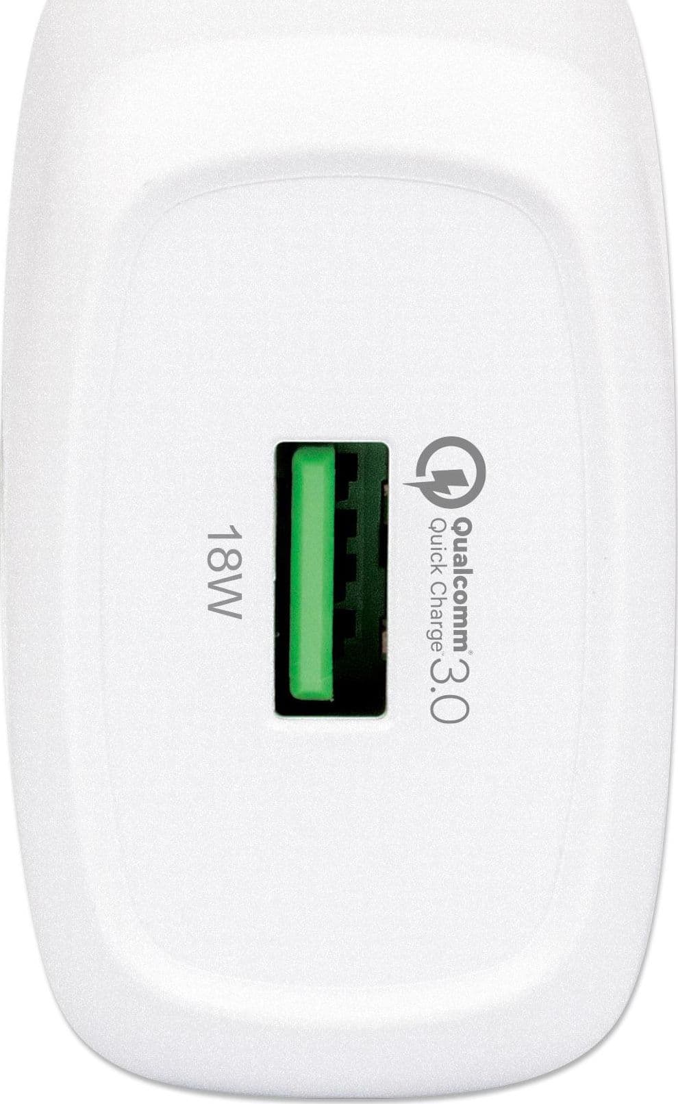 Caricatore USB da Muro QC3.0 18W Quick Charge&trade Bianco in Caricabatterie da muro Scontolo.net - Potenza, commercioVirtuoso.it
