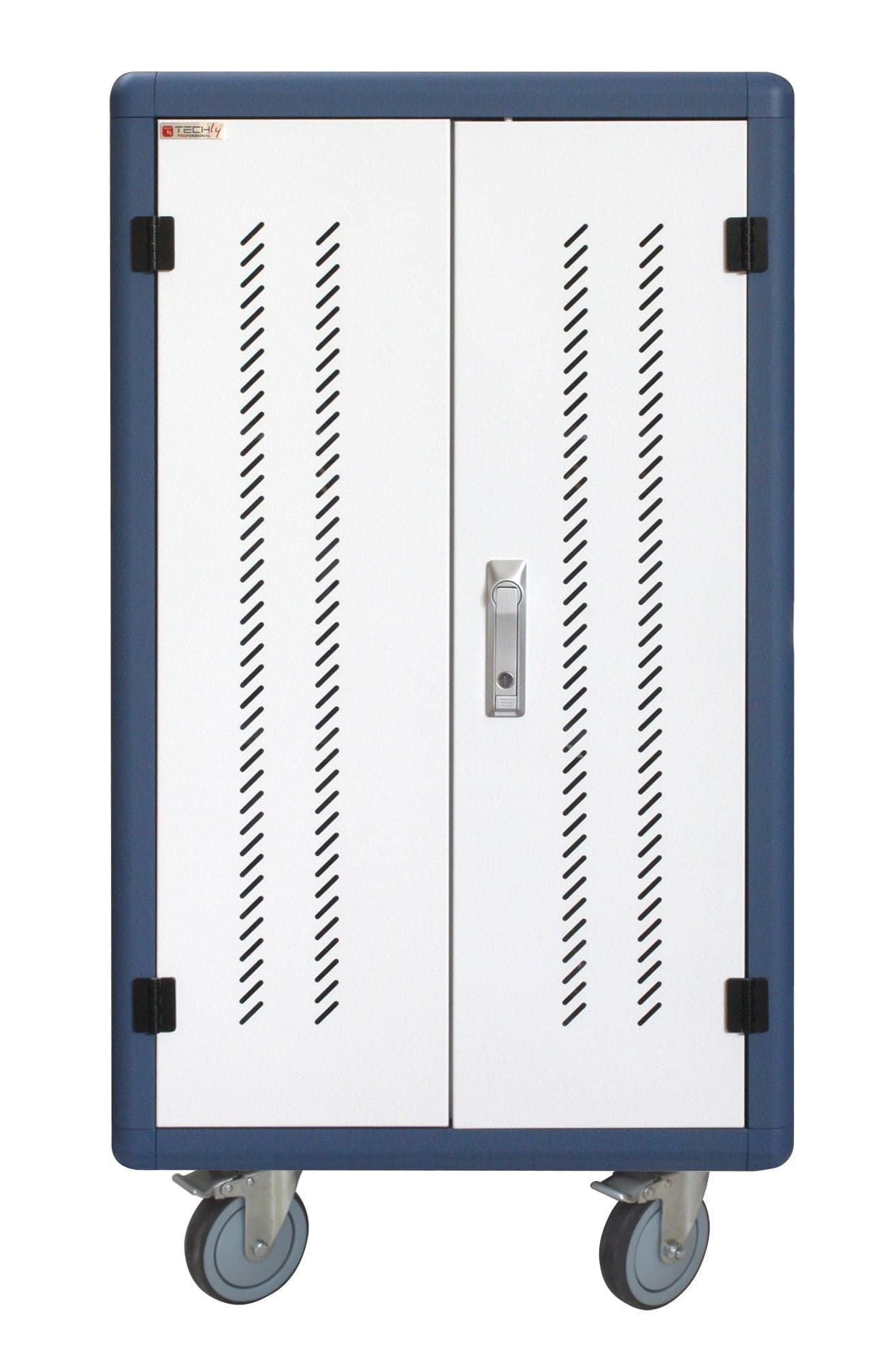 Carrello Stazione di Ricarica Ventilato 30 Notebook o Smartphone Bianco/Blu in Armadietti portachiavi Scontolo.net - Potenza, commercioVirtuoso.it