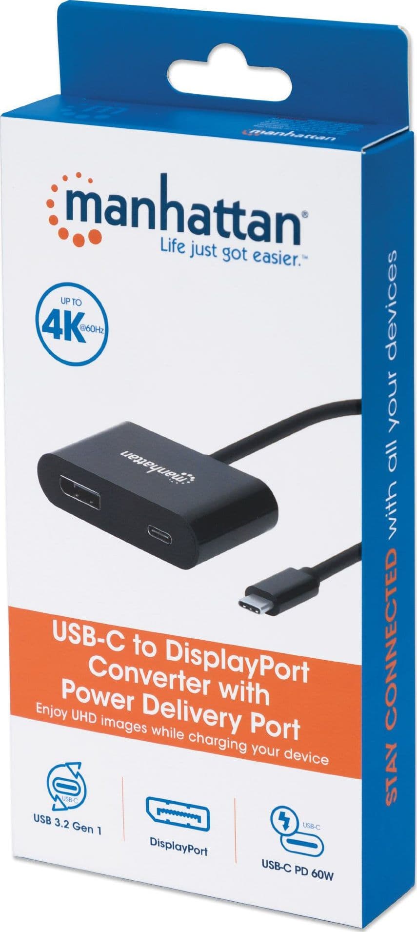 Adattatore Convertitore USB-C&trade M a DisplayPort F con Power Delivery