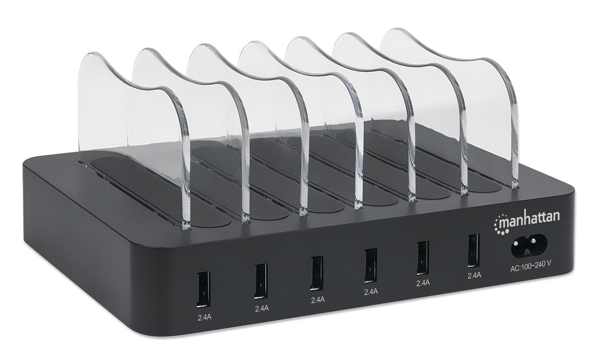 Docking Station Stazione di ricarica 6 porte USB in Caricabatterie da muro Scontolo.net - Potenza, commercioVirtuoso.it