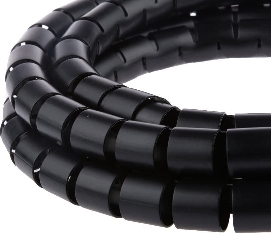 Guaina Raccoglicavi Diametro 25mm a Spirale 20m Nero in Guaine per cavi Scontolo.net - Potenza, commercioVirtuoso.it
