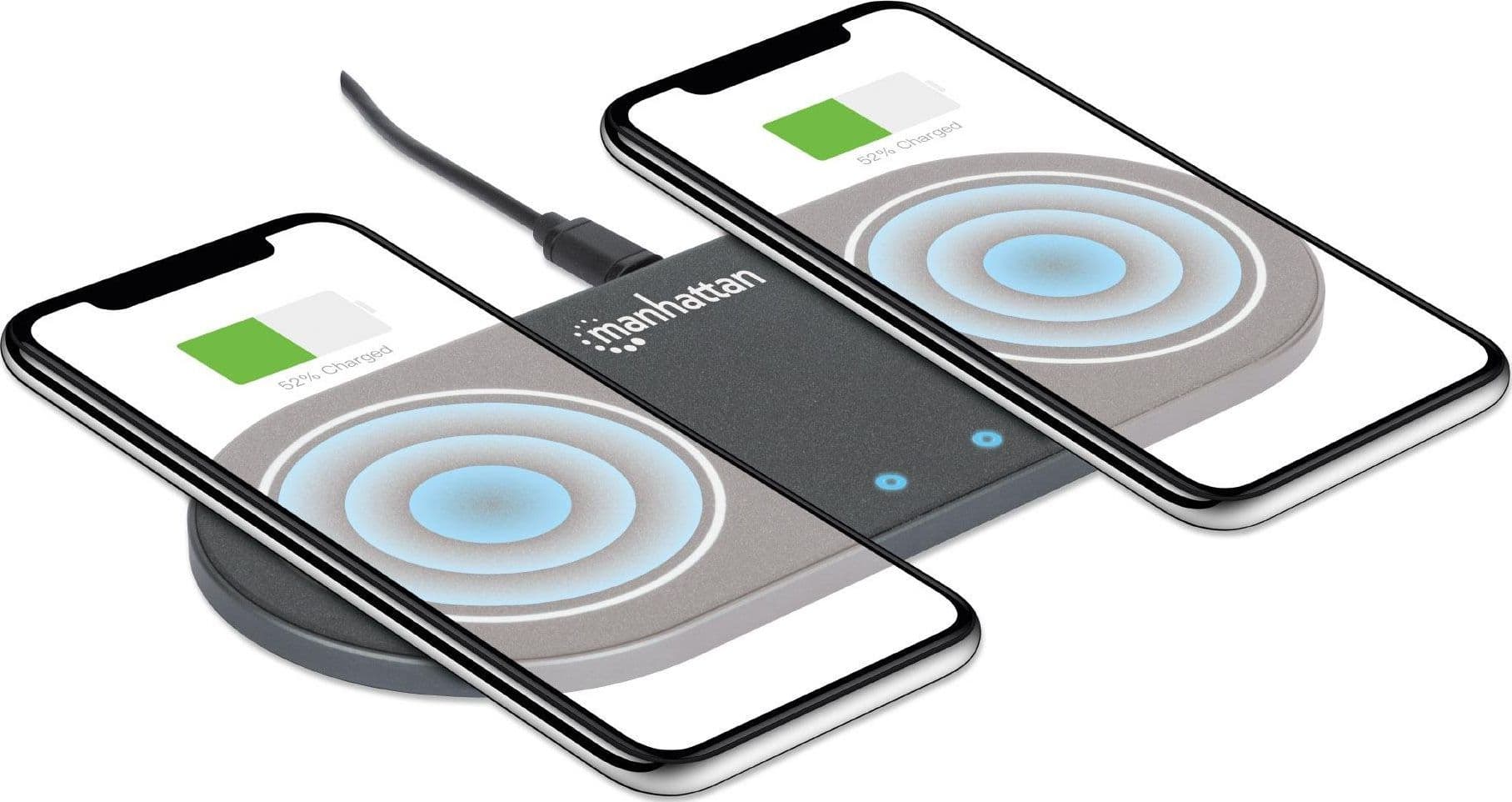Doppia Stazione di Ricarica Wireless 30W in Caricabatterie a induzione Scontolo.net - Potenza, commercioVirtuoso.it