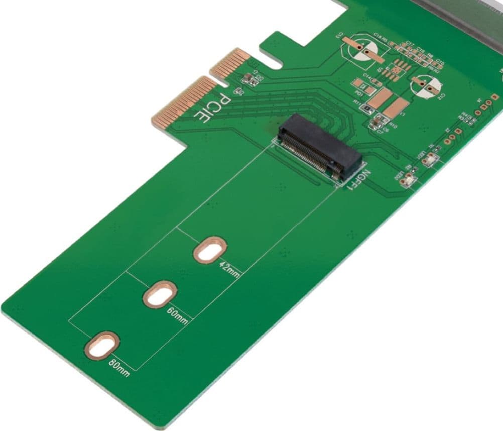 Adattatore da PCIe a M.2 PCIe SSD per SSD PCIe NVMe in Case e serrature Scontolo.net - Potenza, commercioVirtuoso.it