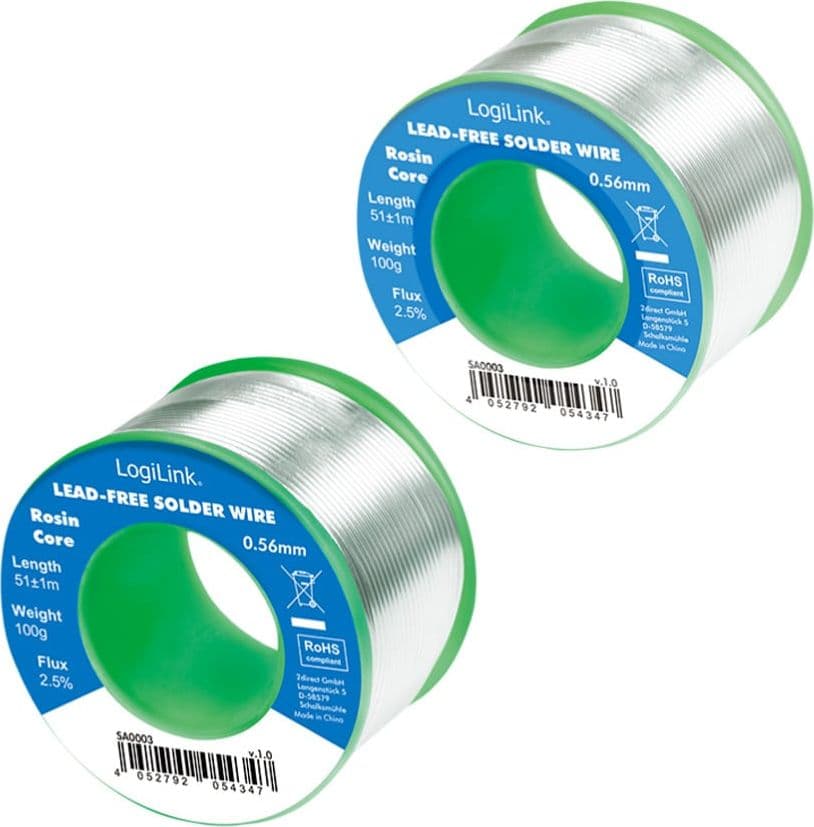 Stagno in Rotolo per Saldatura Senza Piombo Rame 0,7% &oslash 0,56 mm 100g in  Scontolo.net - Potenza, commercioVirtuoso.it