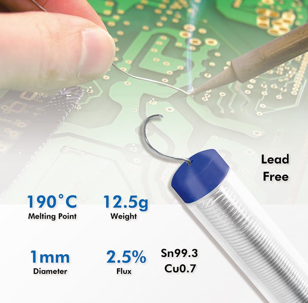 Stagno in Dispenser &oslash 1 mm Senza Piombo Rame 0,7% 12,5g in  Scontolo.net - Potenza, commercioVirtuoso.it
