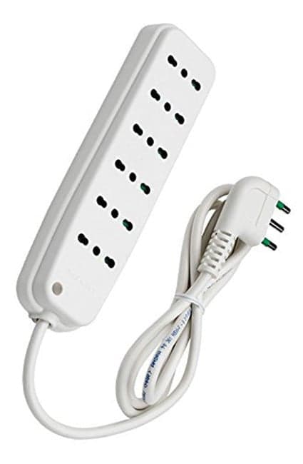 Multipresa 6 Posti con Spina Italiana Angolata Bianco in Multiprese Scontolo.net - Potenza, commercioVirtuoso.it