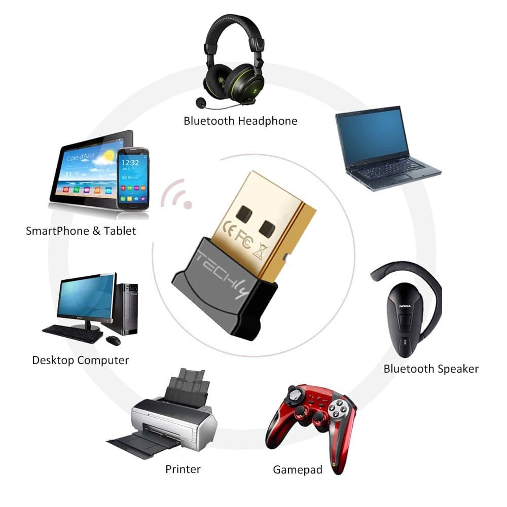 Adattatore USB Bluetooth 4.0 Dongle per PC Class 1 + EDR 3 Mbps in Adattatori USB wireless Scontolo.net - Potenza, commercioVirtuoso.it