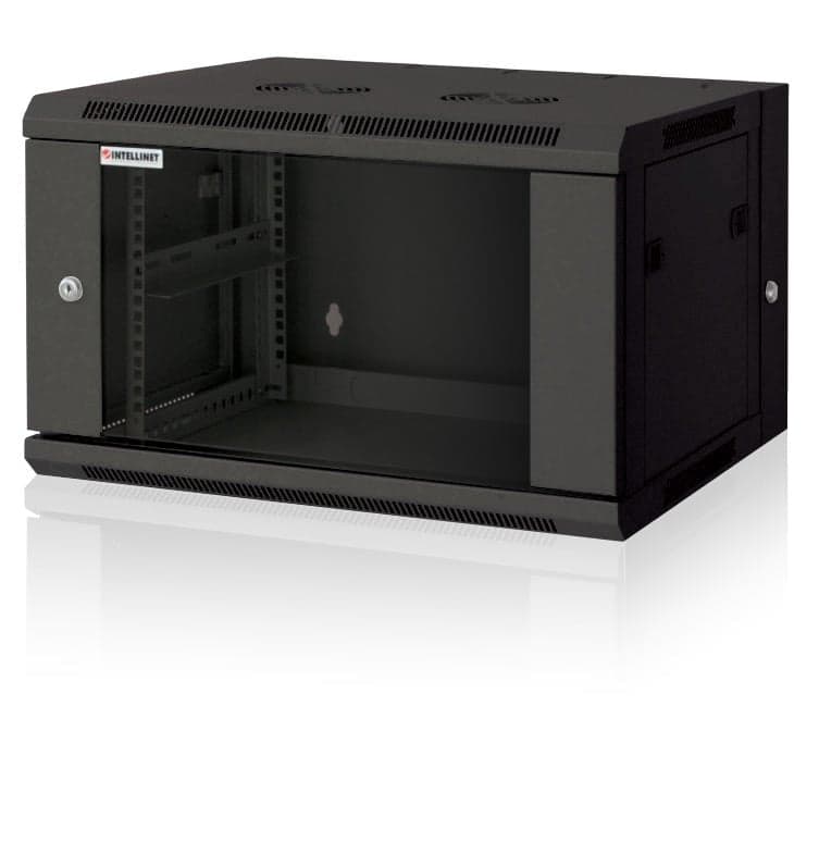 Armadio Rack 19'' a muro 9 unit&agrave due sezioni Nero in  Scontolo.net - Potenza, commercioVirtuoso.it