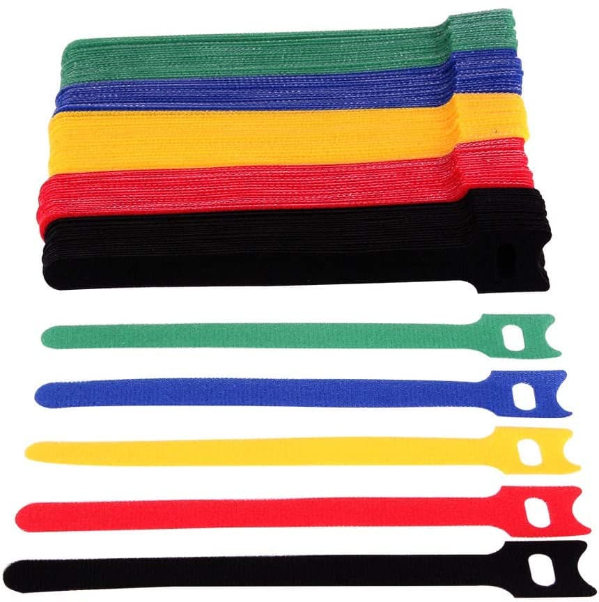 Fascette Fermacavo Multicolor in Feltro Adesivo Set da 10pz in Stringicavi Scontolo.net - Potenza, commercioVirtuoso.it