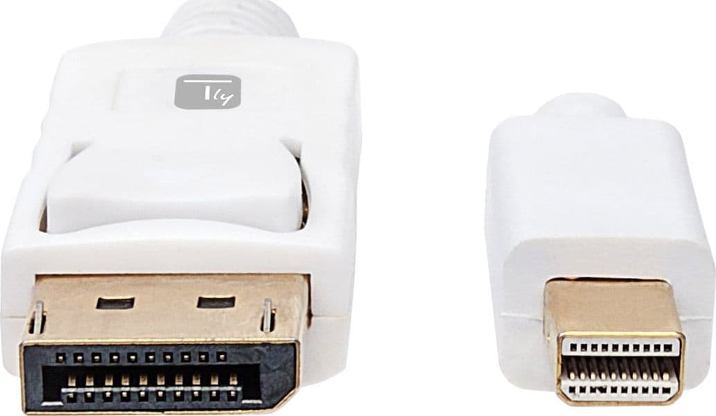 Cavo Mini DisplayPort Maschio a DisplayPort Maschio 4K 60Hz 2m Bianco