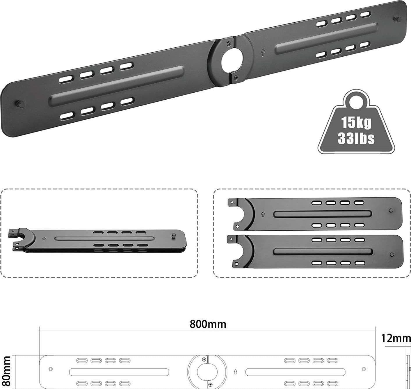 Supporto per Soundbar Sonos&reg da Parete