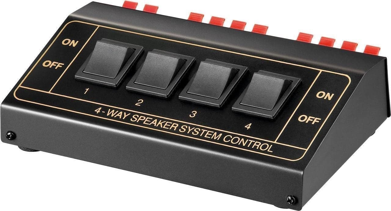 Speaker Switch fino a 4 Diffusori Audio Nero in Selettori audio-video Scontolo.net - Potenza, commercioVirtuoso.it