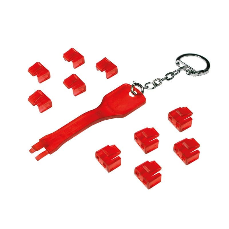 Blocca porte RJ45 rosso 10 serrature e 1 chiave in Cavi HDMI Scontolo.net - Potenza, commercioVirtuoso.it
