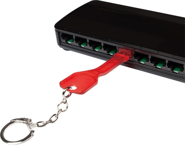 Blocca porte RJ45 rosso 10 serrature e 1 chiave in Cavi HDMI Scontolo.net - Potenza, commercioVirtuoso.it