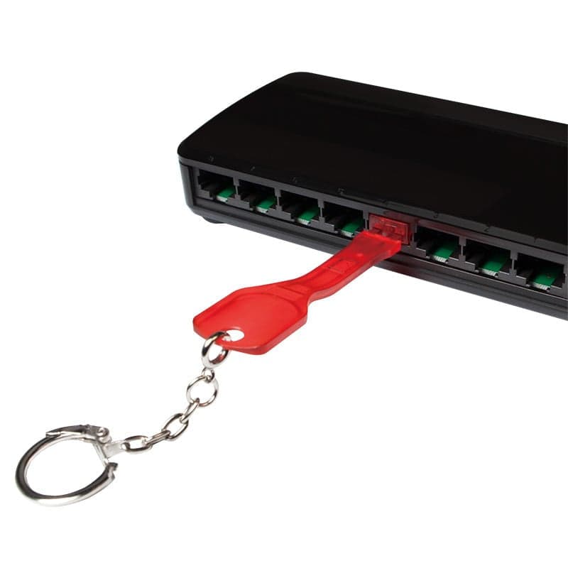Blocca porte RJ45 rosso 10 serrature e 1 chiave in Cavi HDMI Scontolo.net - Potenza, commercioVirtuoso.it