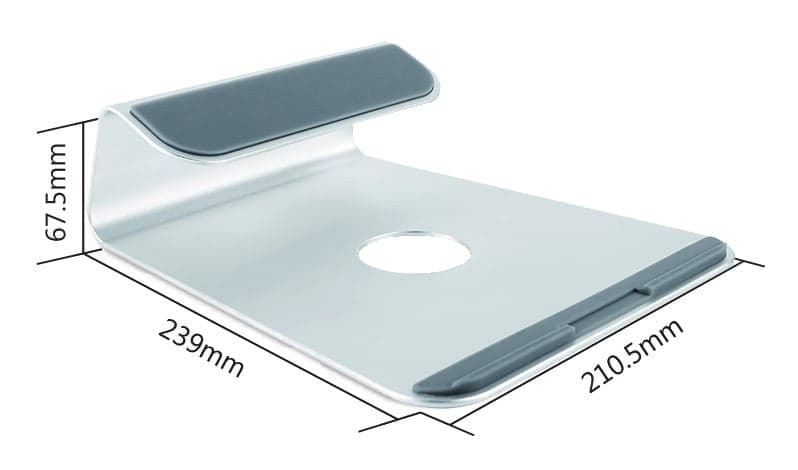 Supporto per Notebook in Alluminio in  Scontolo.net - Potenza, commercioVirtuoso.it