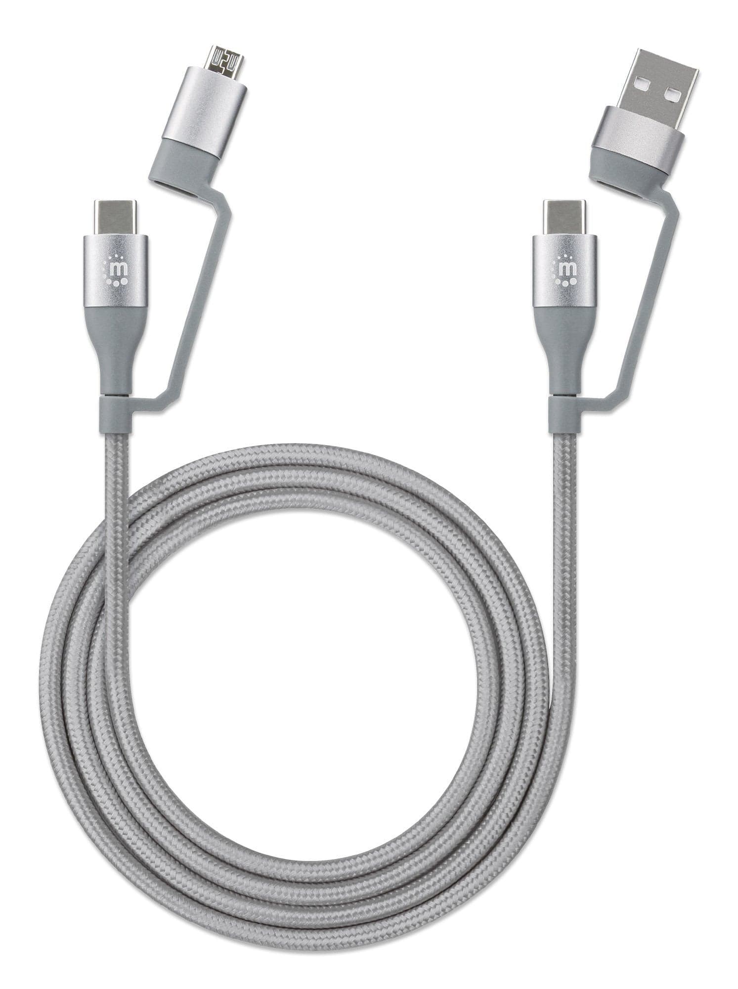 Cavo USB di Ricarica 4-in-1 USB-A, Micro-USB e due USB-C&trade 1m in  Scontolo.net - Potenza, commercioVirtuoso.it
