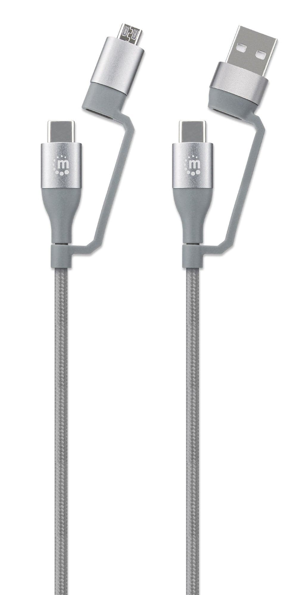 Cavo USB di Ricarica 4-in-1 USB-A, Micro-USB e due USB-C&trade 1m in  Scontolo.net - Potenza, commercioVirtuoso.it