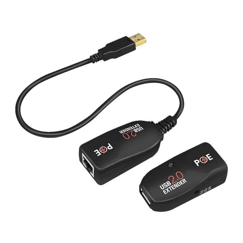 Extender USB Cat.5E Cat.6 fino a 50m con PoE in Adattatori PowerLAN Scontolo.net - Potenza, commercioVirtuoso.it